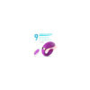 Vibromasseur forme U Violet pour couple avec double moteurs 